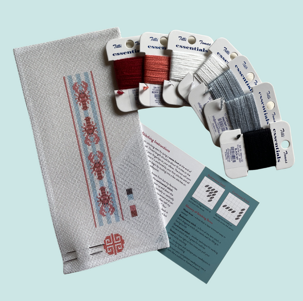 Lobster Needlepoint Bookmark Kit