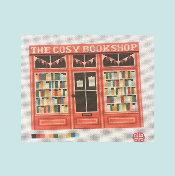New Arrival: The Little Shop Series Cosy Bookshop 13 Mesh Needlepoint Canvas