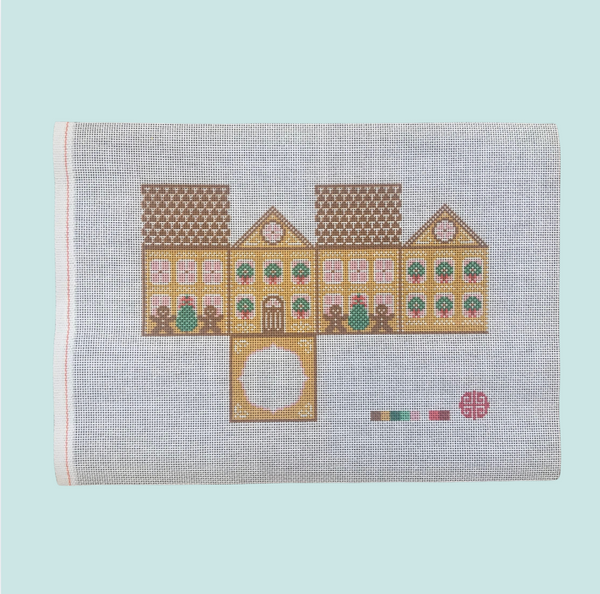 New Arrival: The Little Shop Series Gingerbread Shop 3D Ornament 13 Mesh Canvas