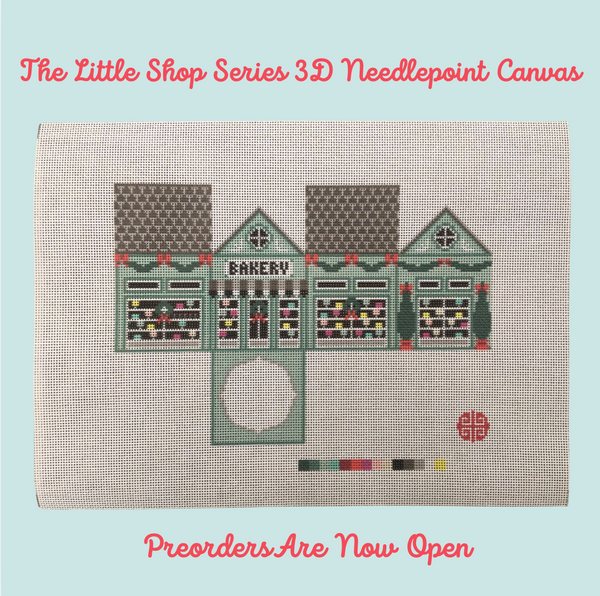 New Arrival: The Little Shop Series Bakery 3D Ornament Canvas 13 Mesh