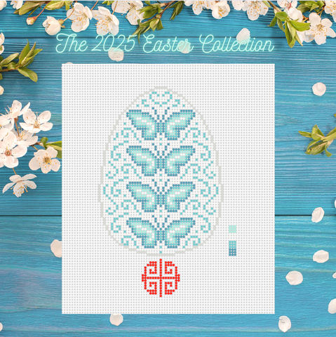 Teal Butterfly Egg