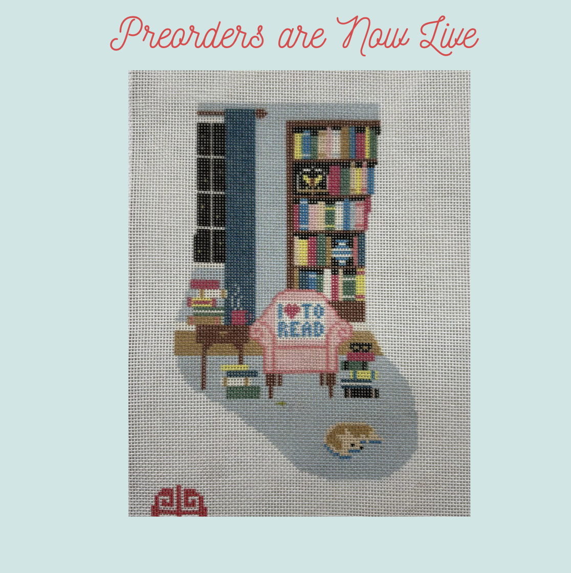 Preorder: The Book Lover Mini Stocking 18 mesh