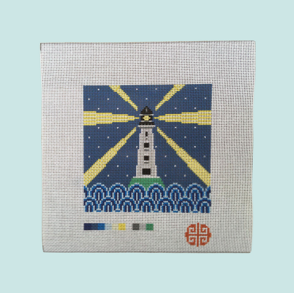 Preorder: Lighthouse 6" x 6" on 13 mesh