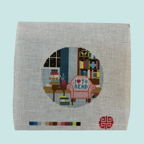 New Arrival: The Book Lover 4" Round 18 mesh