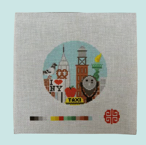 New Arrival: New York City 4" Round 18 mesh
