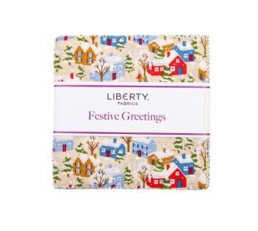 Liberty Fabrics: Festive Greetings 5" Stacker