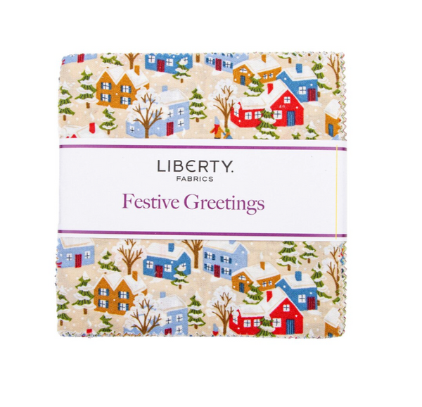 Liberty Fabrics: Festive Greetings 5" Stacker