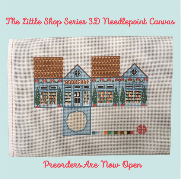 New Arrival: The Little Shop Series Bookshop 3D Ornament Canvas 13 Mesh