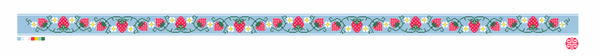 The Strawberry Patch Needlepoint Belt Canvas