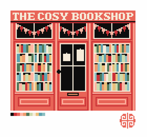 New Arrival: The Little Shop Series Cosy Bookshop 13 Mesh Needlepoint Canvas