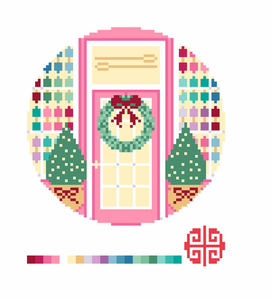Needlepoint Shop 4" Round 18 mesh