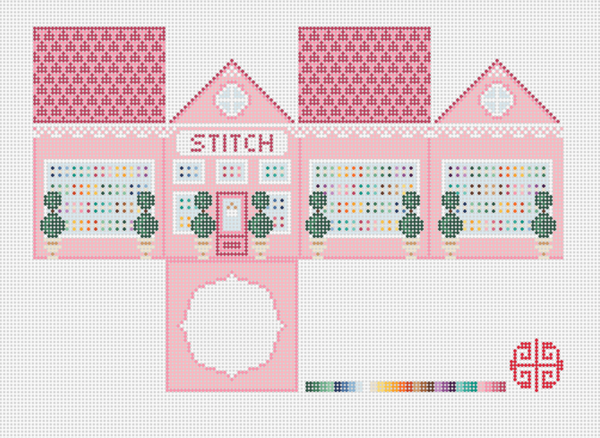 New Arrival: The Little Shop Series: The Stitch Shop 3D Ornament Canvas