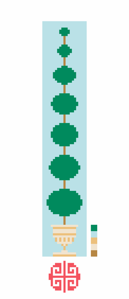 The Topiary Bookmark Canvas