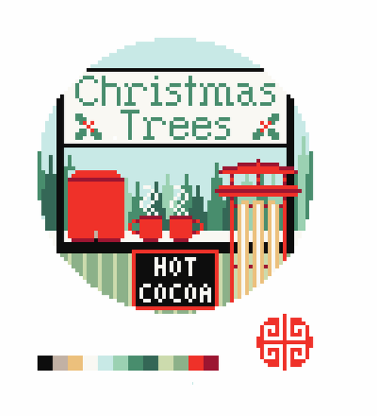 Christmas Tree Stand 4" Round 18 mesh