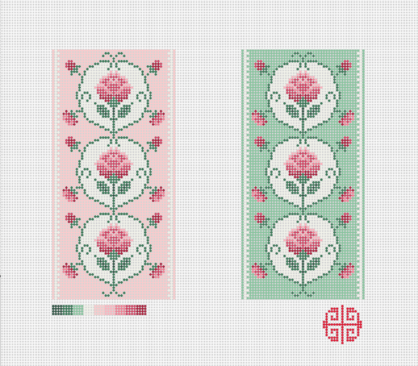 Eyeglass/ Sunnies Canvas - Vintage Rose 13 Mesh Needlepoint Canvas