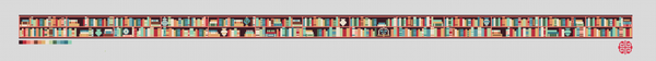 Preorder: The English Library Needlepoint Belt Canvas