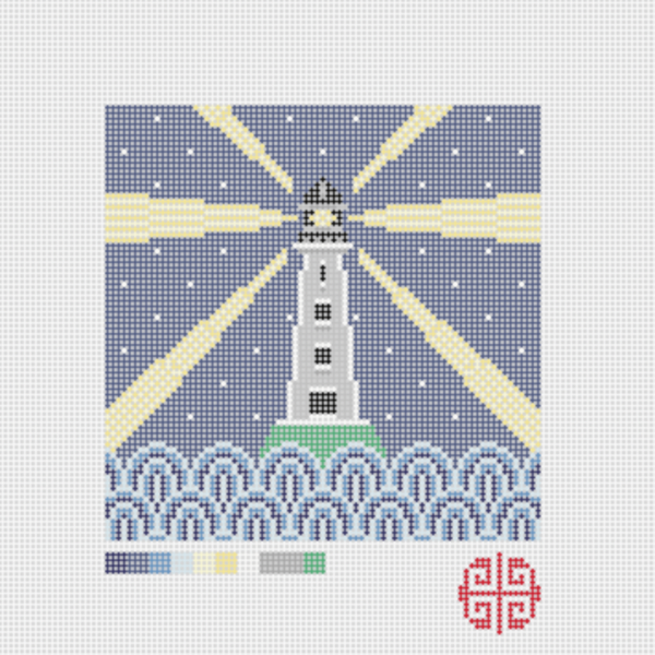 Preorder: Lighthouse 6" x 6" on 13 mesh