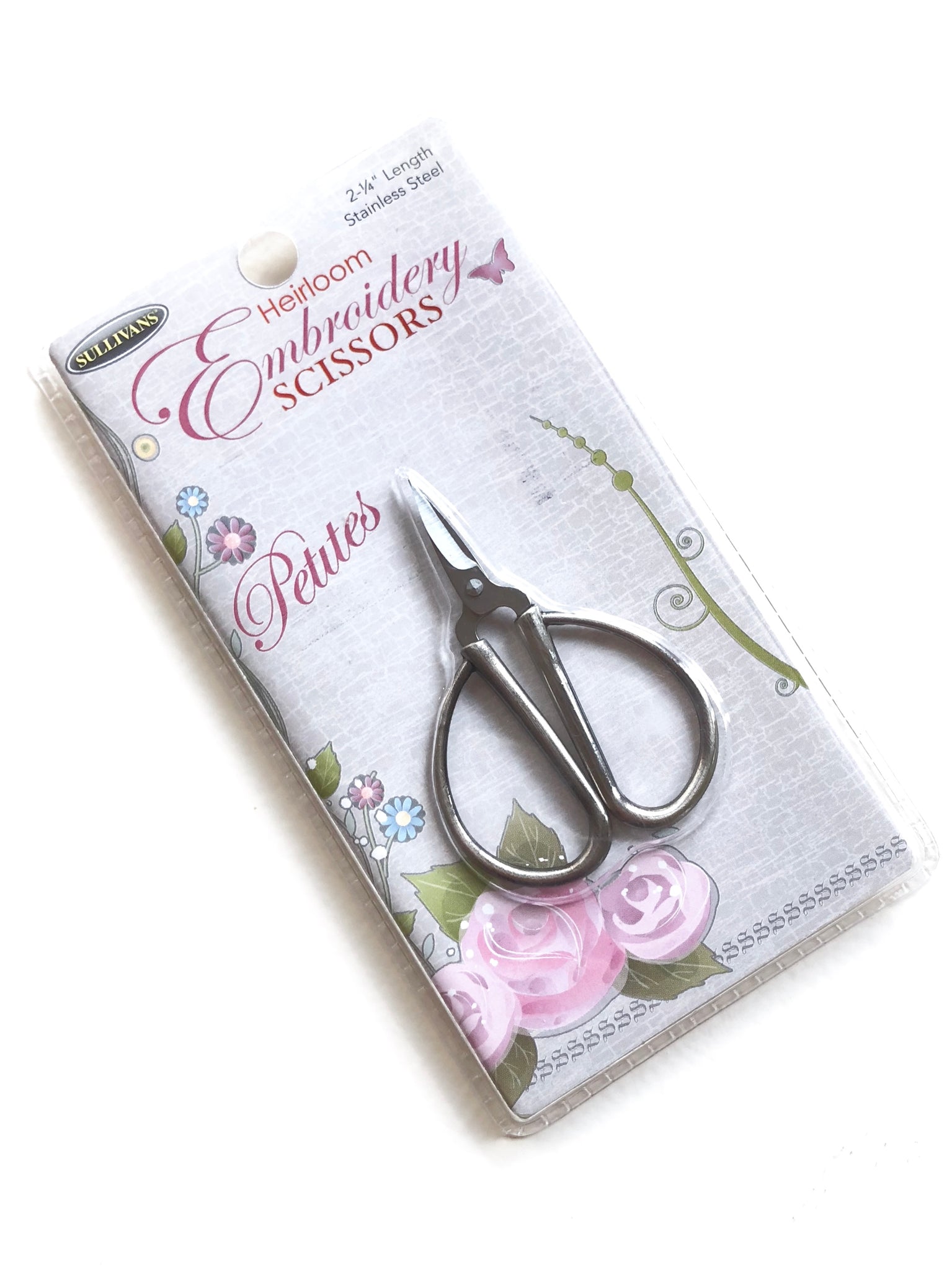 Heirloom Embroidery Mini Scissors in Silver