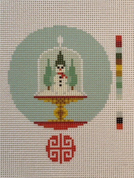 Christmas Cloche Needlepoint Ornament Canvas