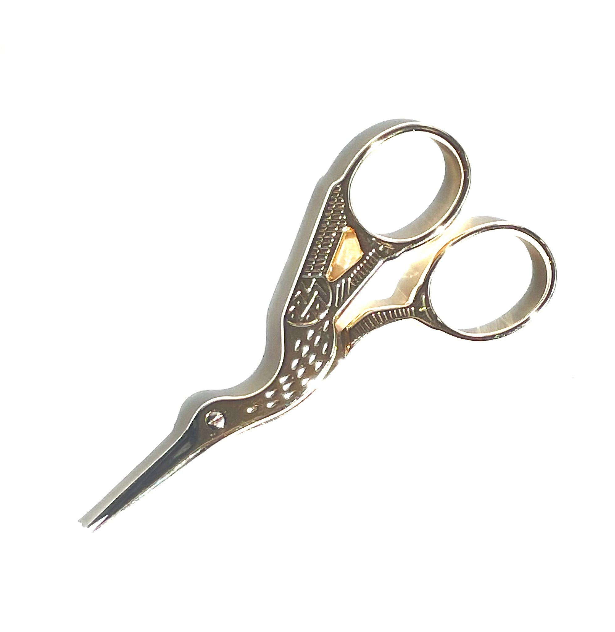 Stainless Steel Gold Crane/bird Scissors for Embroidery and Sewing