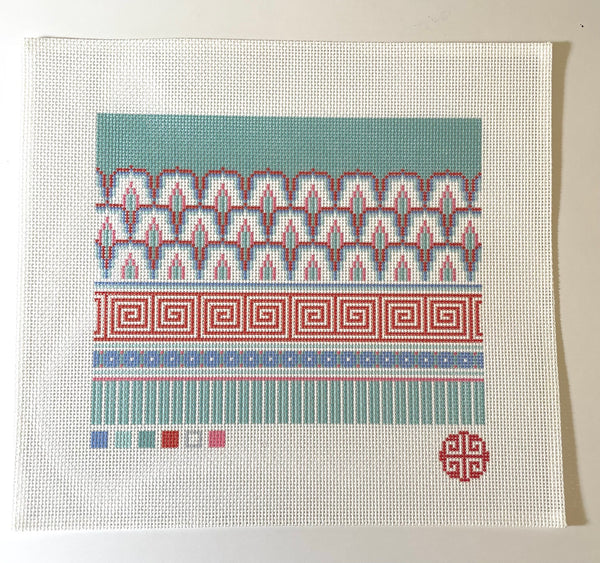 Clutch Canvas: Chinoiserie Clutch 13 Mesh Needlepoint Canvas